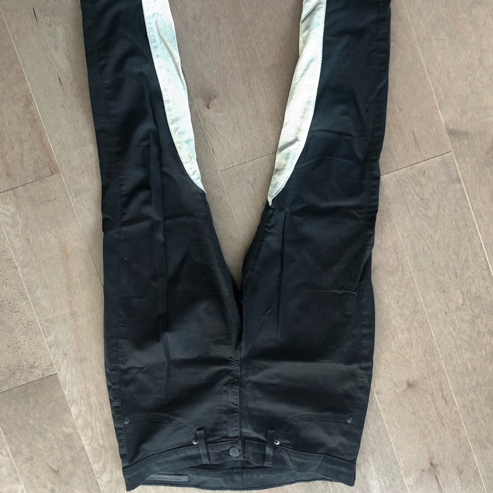 Rag & Bone black Jeans with white leg accent